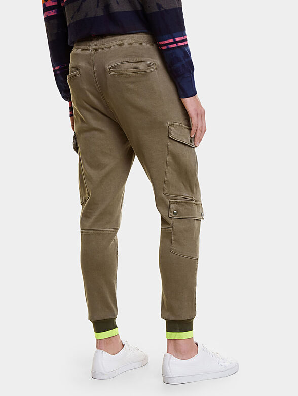 Cotton cargo pants - 3