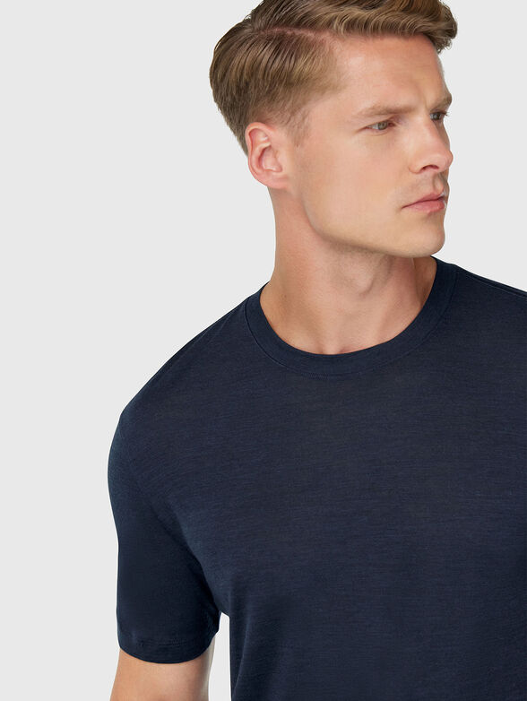 Wool blend T-shirt - 4