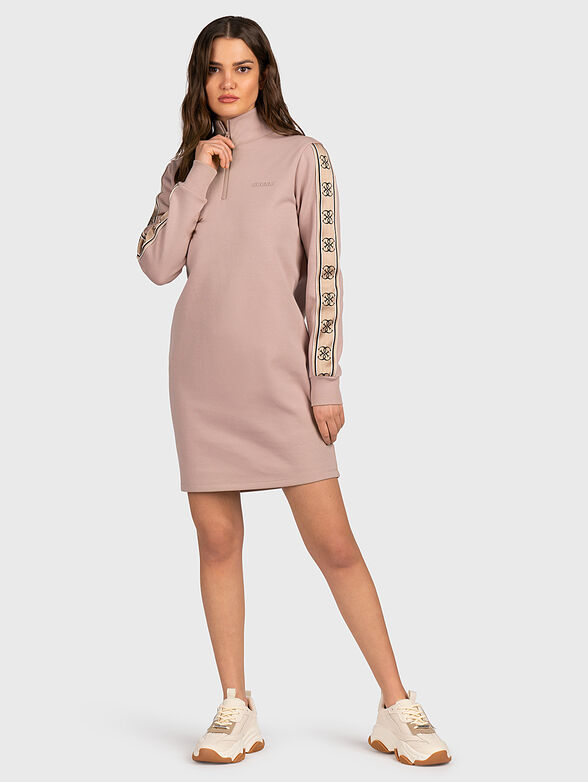 BRITNEY sweatshirt dress with logo motifs - 4