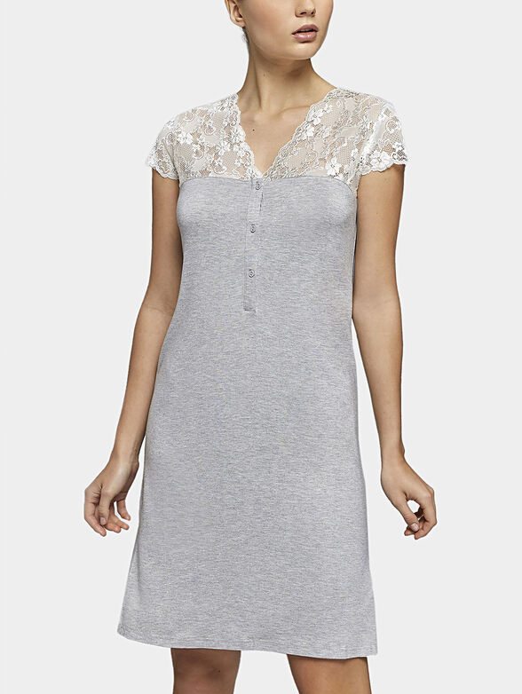 Short-sleeve nightshirt PRIMULA - 1