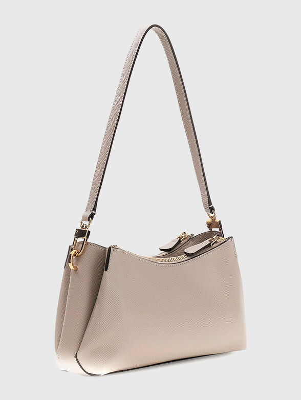 Small beige NOELLE II bag - 3