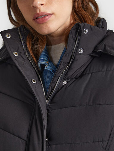 Black jacket with belt  - 5