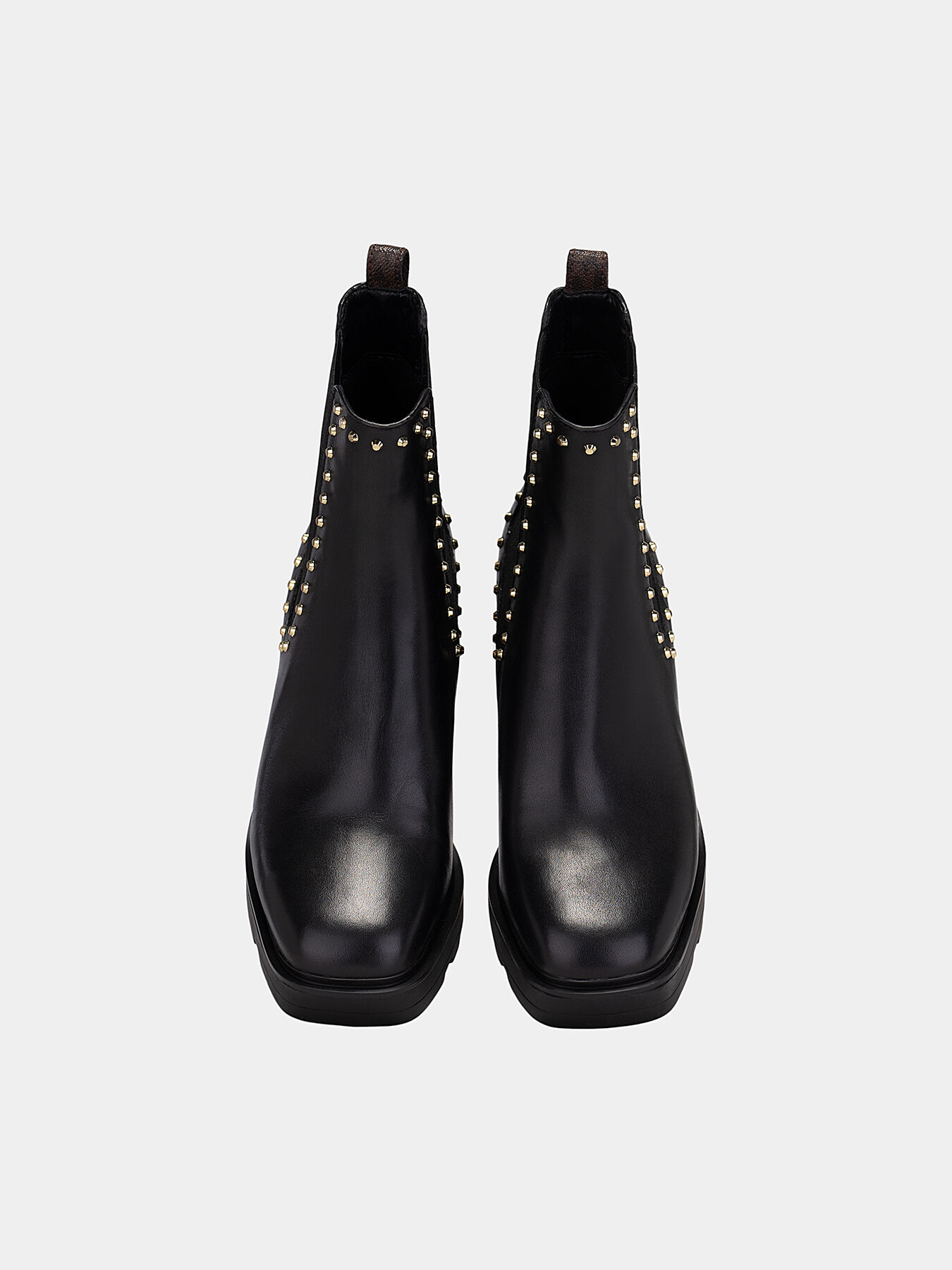 Michael kors boots with gold studs clearance
