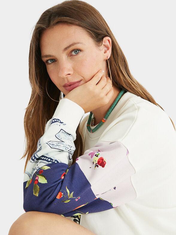 Cotton jumper patch sleeves - 5