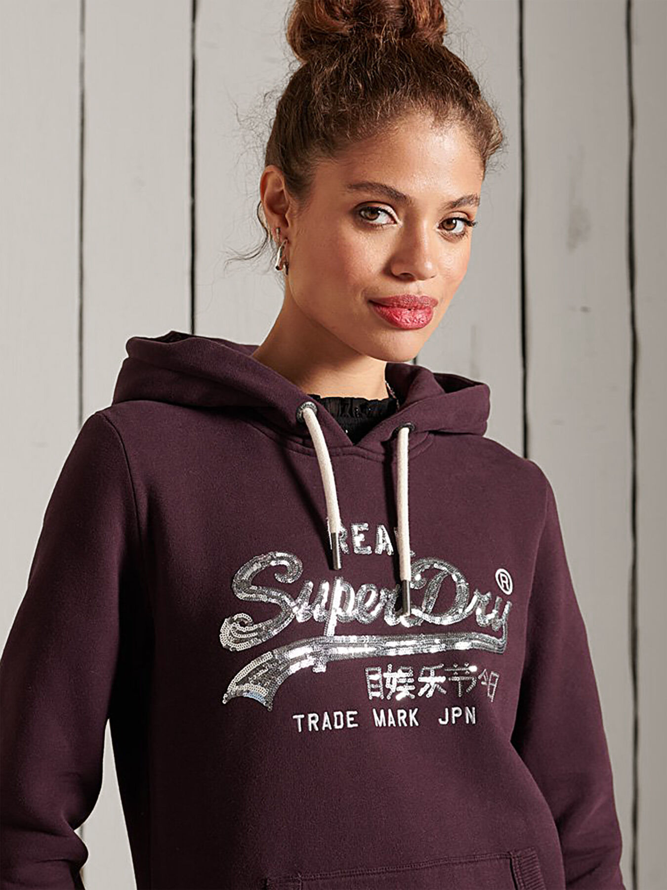 Superdry sequin hoodie best sale