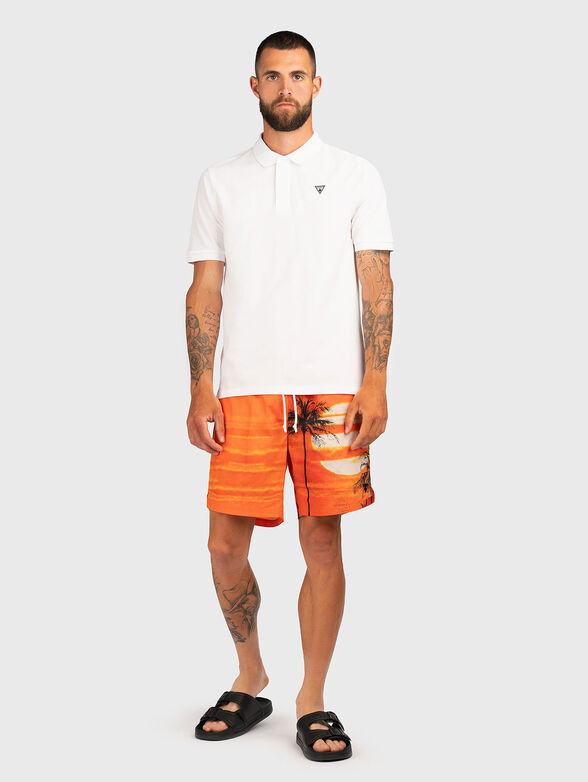 Beach shorts with logo - 4