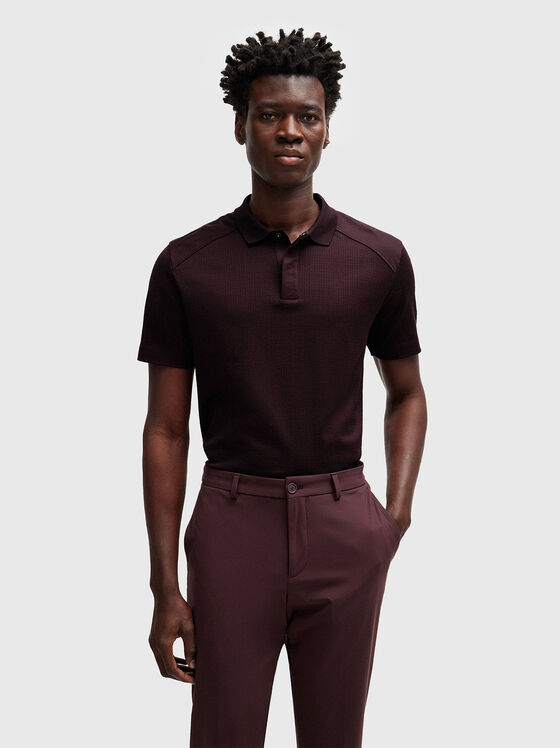 P-PARLAY 207 polo shirt in bordeaux color - 1
