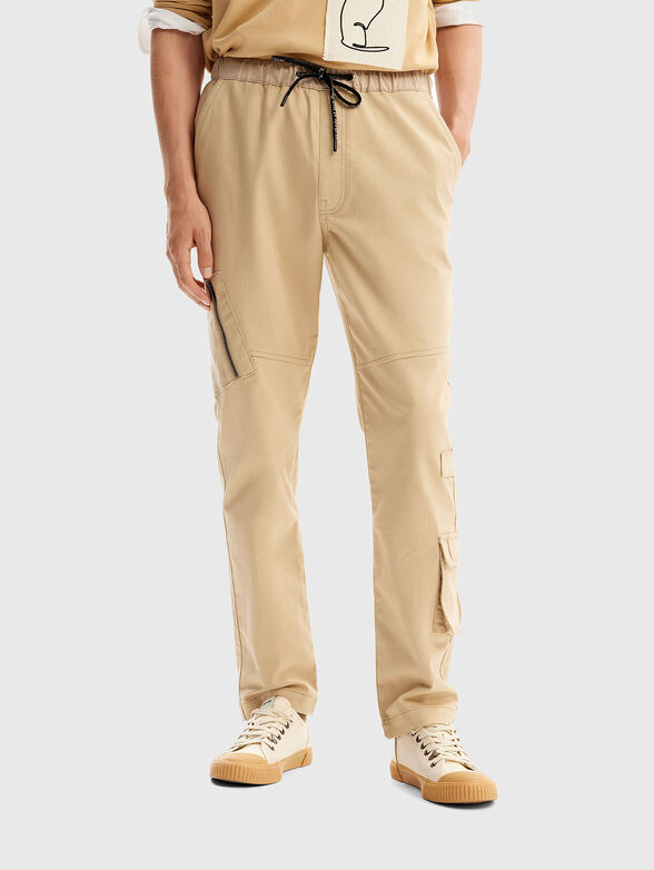 ROMEO beige trousers - 1