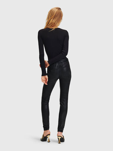 Black knitted bodysuit - 3