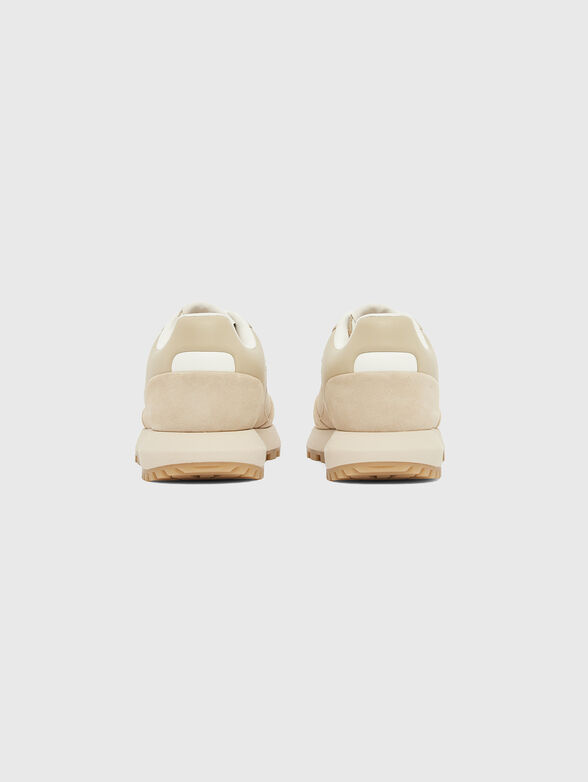 Suede sneakers with logo detail - 3