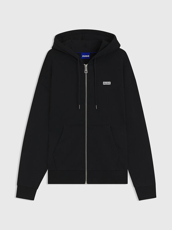 Памучен суитшърт с лого - 1