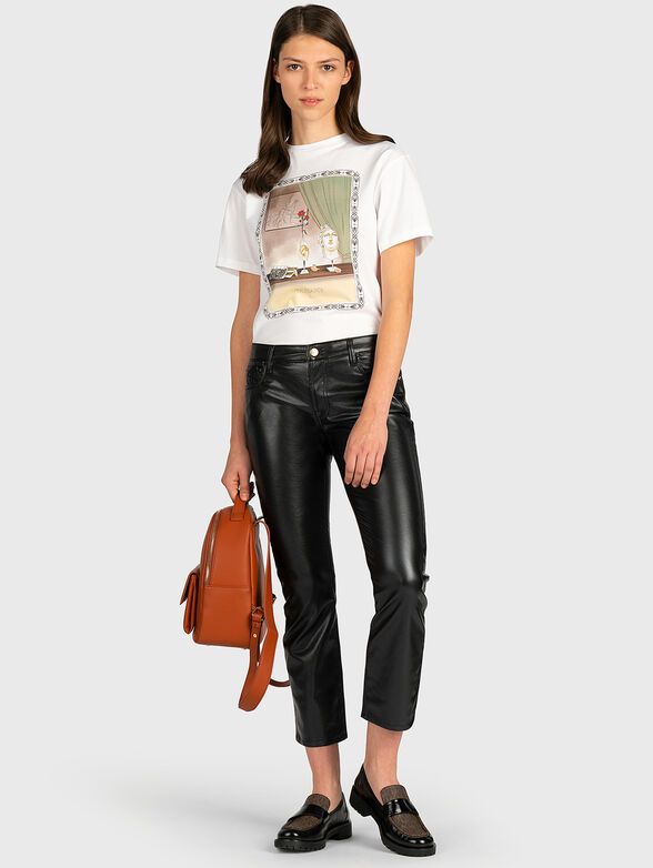 KICK faux leather trousers  - 4