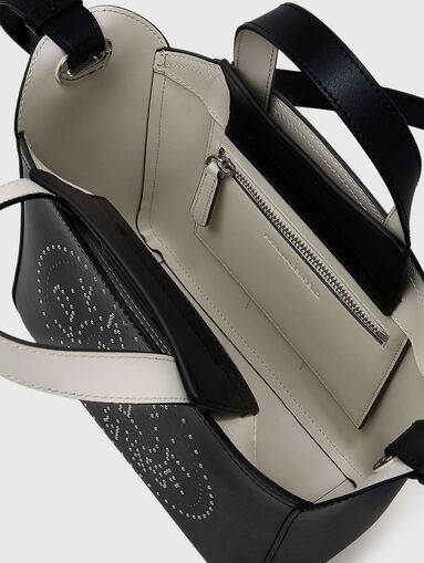 K/CIRCLE small leather tote bag - 5