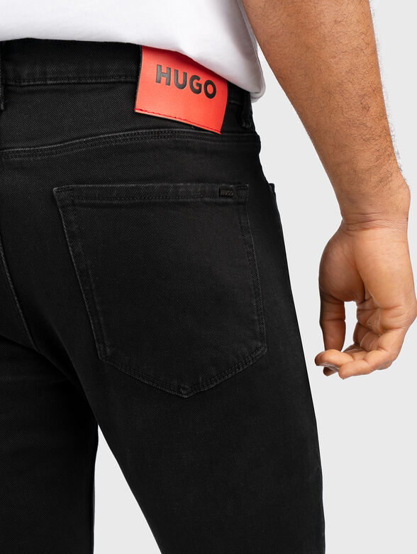 HUGO slim jeans in black  - 3