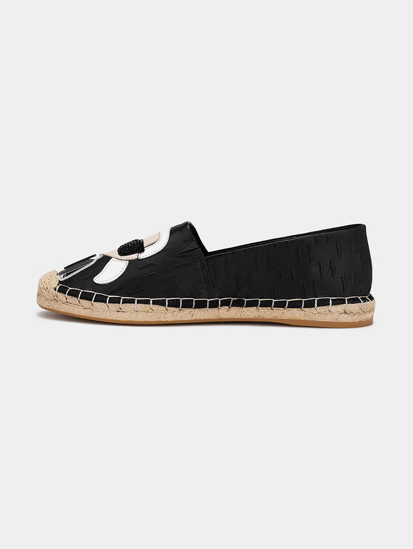 KAMINI Espadrilles with monogram logo print - 4