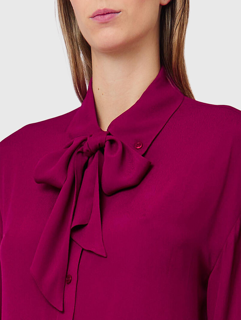 Blouse with accent ties - 3