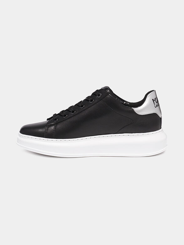 KAPRI Black sneakers with contrasting heel - 4