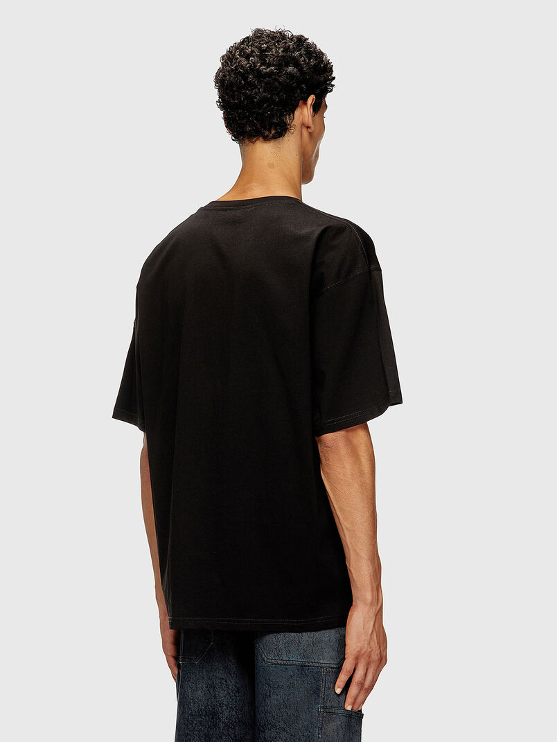 T-BOXT-T21 oversized T-shirt with accent print - 3