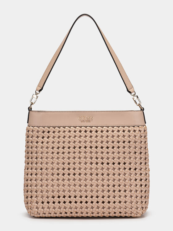 Хобо чанта SICILIA с плетена текстура - 1