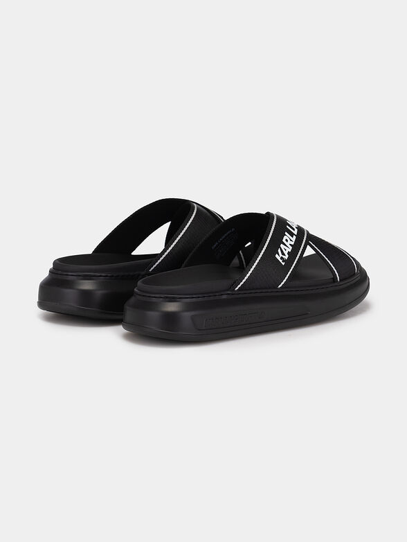 KAPRI MENS beach shoes with logo accent - 3