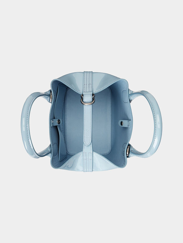 Small shopper bag in light blue color - 4