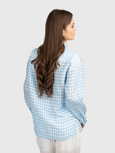 Checkered shirt with pockets - 3
