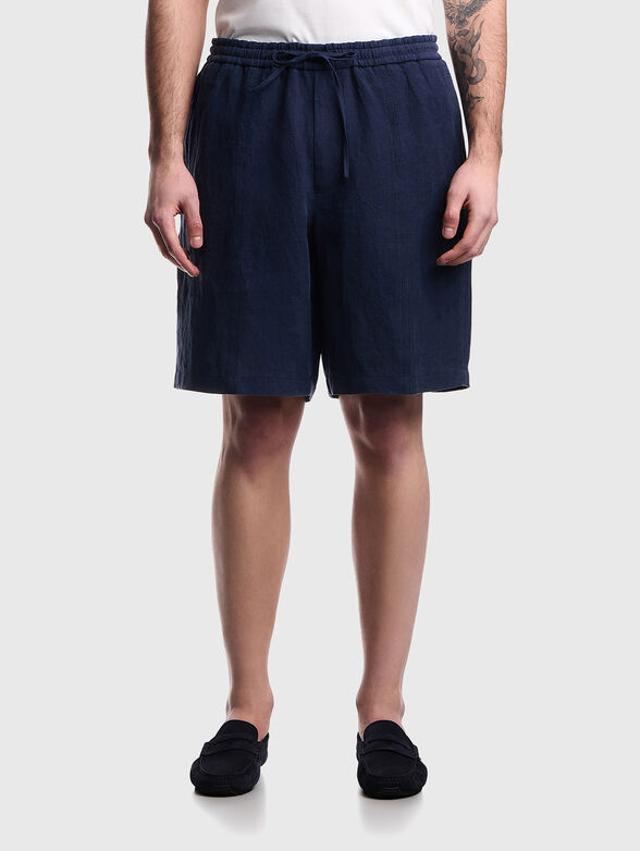 Linen bermuda shorts - 1