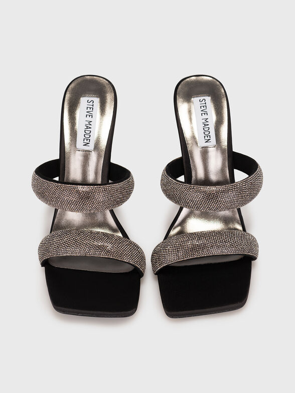 JETSETTER heeled sandals with shiny accents - 6