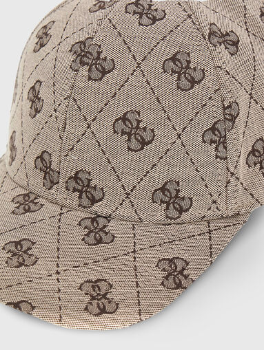 Baseball cap with 4G logo print - 5