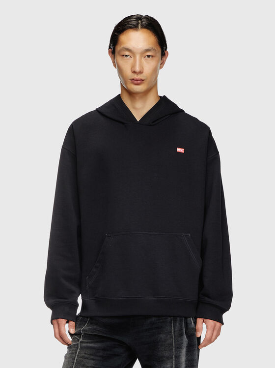 Суитшърт S-BOXT-HOOD-R11 с лого принт - 1