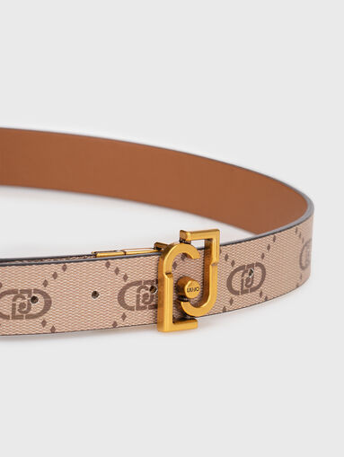 Belt with buckle logo - 4