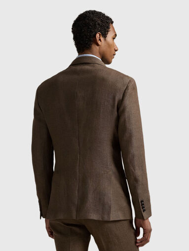 Slim linen blazer - 3