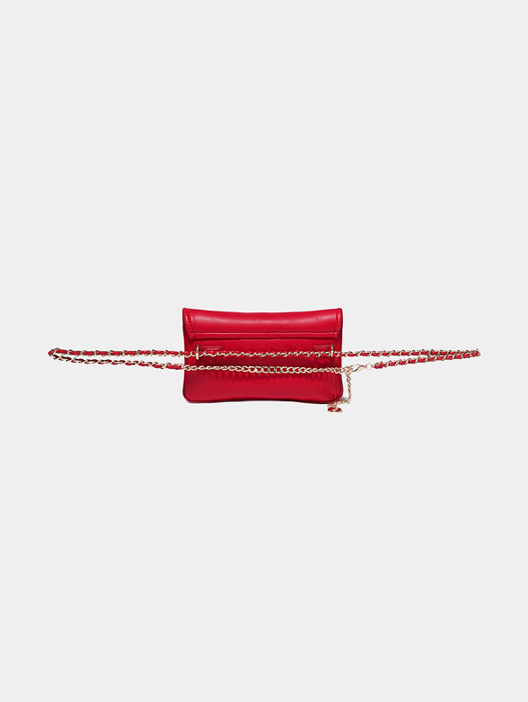 Black belt bag with chain details - 6