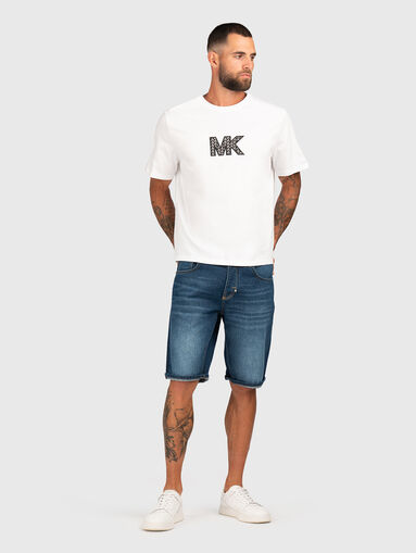 ARGON denim shorts with rips - 5