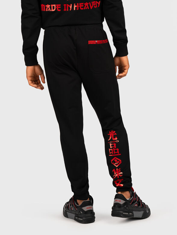 MILANO JS007 sweatpants with contrast print  - 2