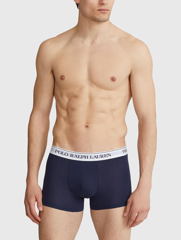 Set of three pairs of boxers with logo - 1