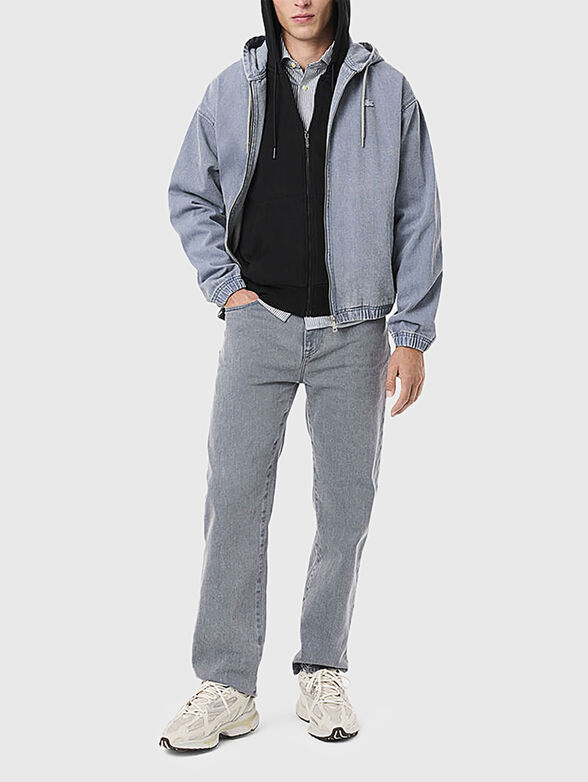 Cotton sweatshirt with logo embroidery - 2