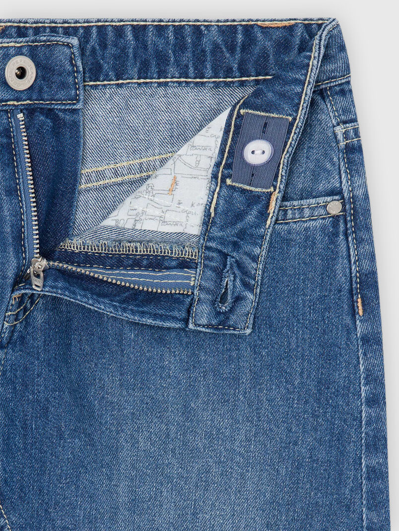 Mini denim skirt - 3