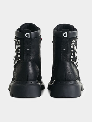 SCALE JEWELS boots with sparkling details - 4