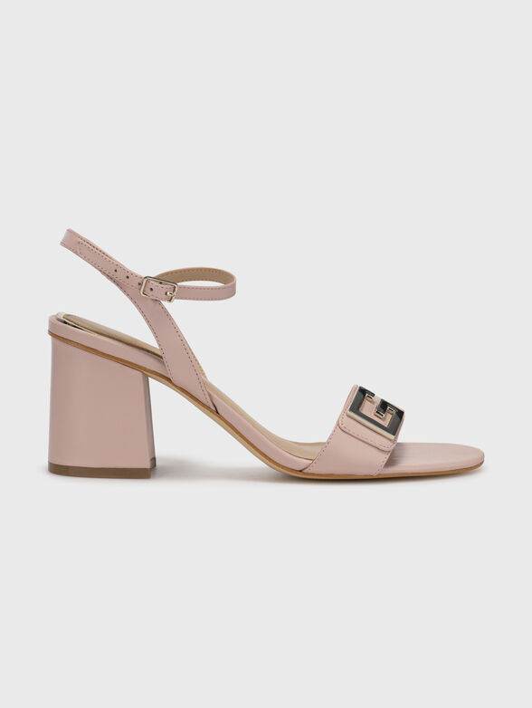 MACK leather sandals with metal detail - 1