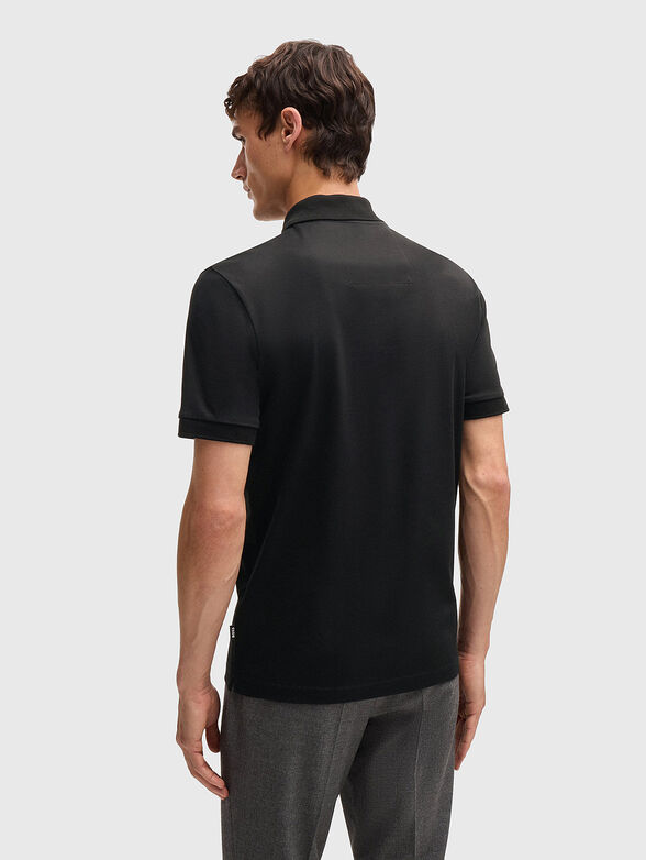 Cotton polo shirt with logo - 3