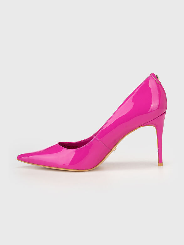 Heeled shoes in fuxia colour - 4
