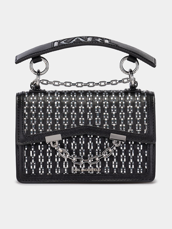 Crossbody bag with embossed logo - 1