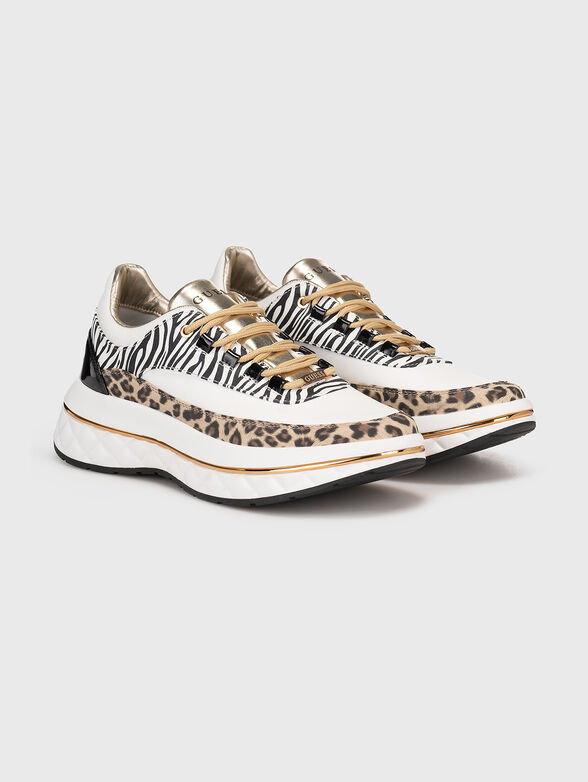 KYRA animal print sneakers - 2