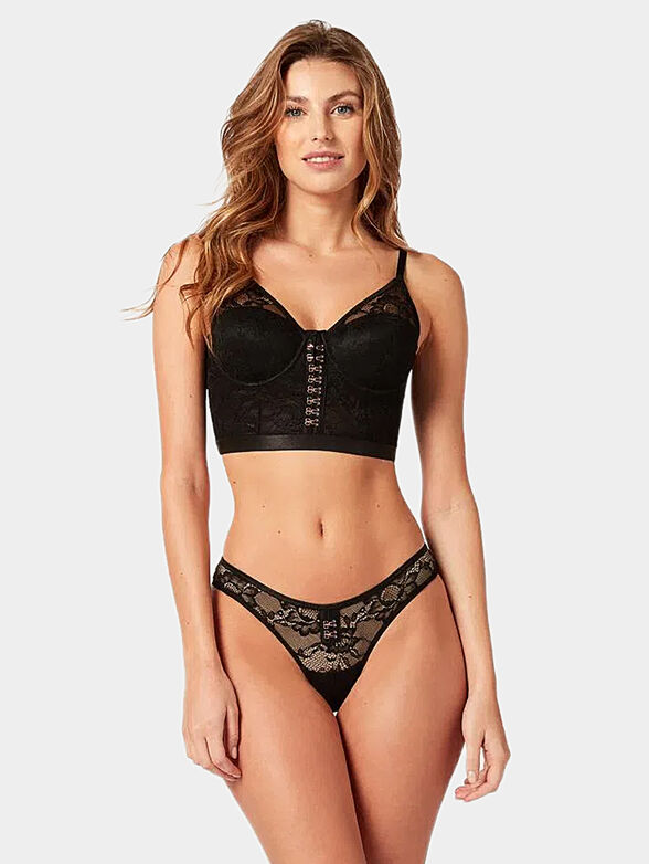 FLORAL bustier bra - 1