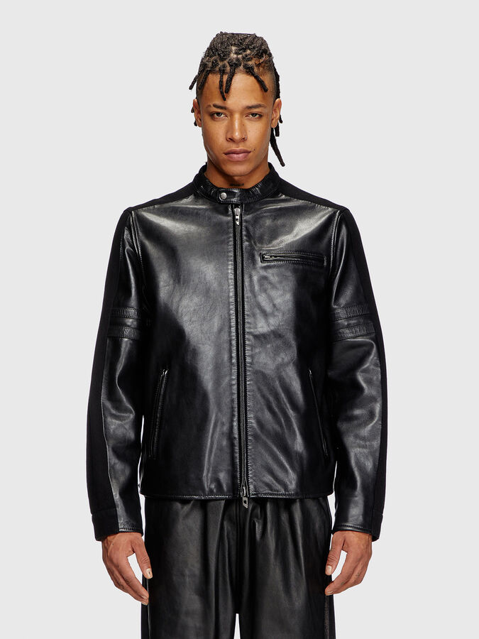 L-SIMZ jacket with contrasting textures brand DIESEL