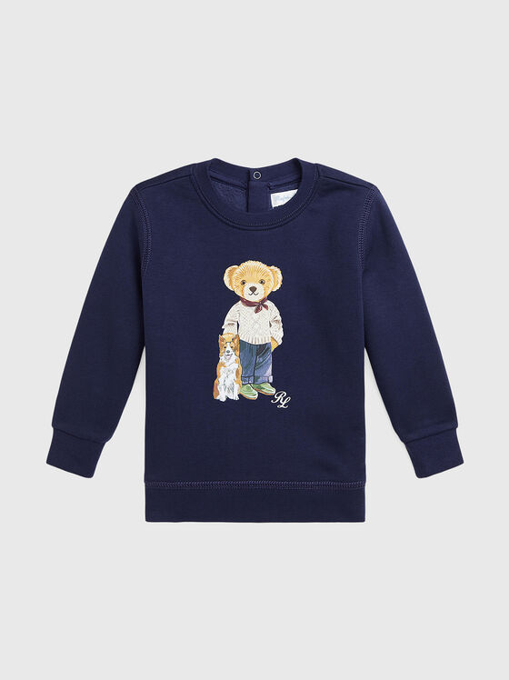 Суитшърт с Polo Bear принт - 1