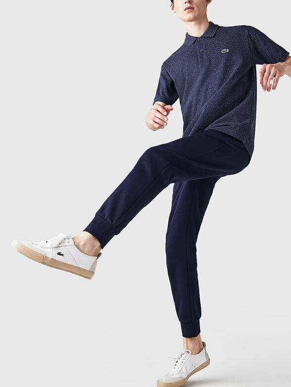 Polo-shirt L.12.12 with short sleeves in dark blue - 2