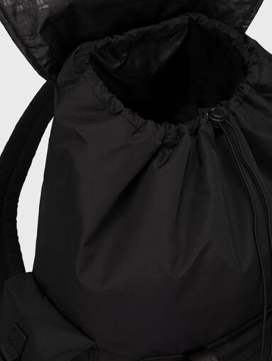TROMSO black backpack with logo elements - 4