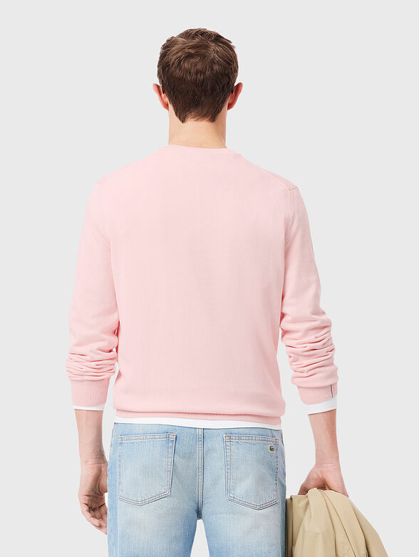Crew neck cotton sweater - 3